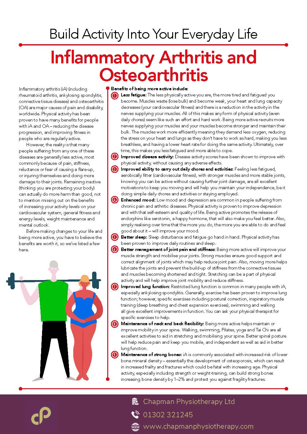 Inflammatory Arthritis and Osteoarthritis